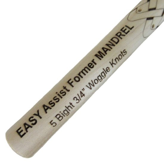 3/4" - 5 Bight Easy Assist Woggle Knot - The Paracord Store
