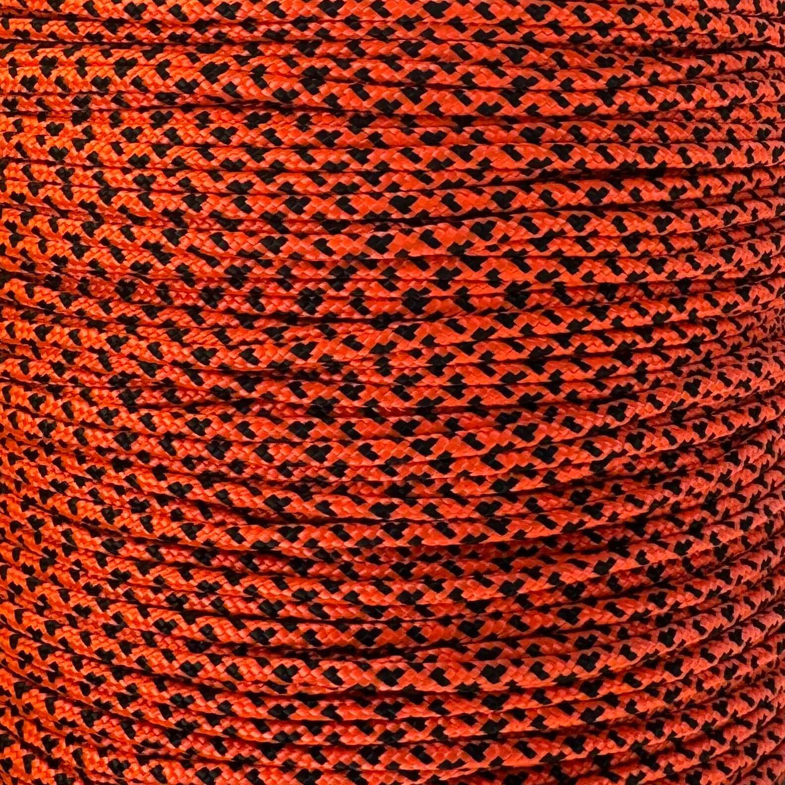 Paracord 425 camuflaje naranja neón
