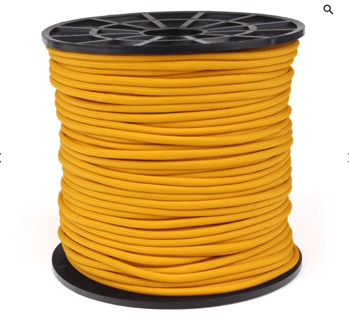 Air Force Gold - Atwood 550 Paracord - The Paracord Store