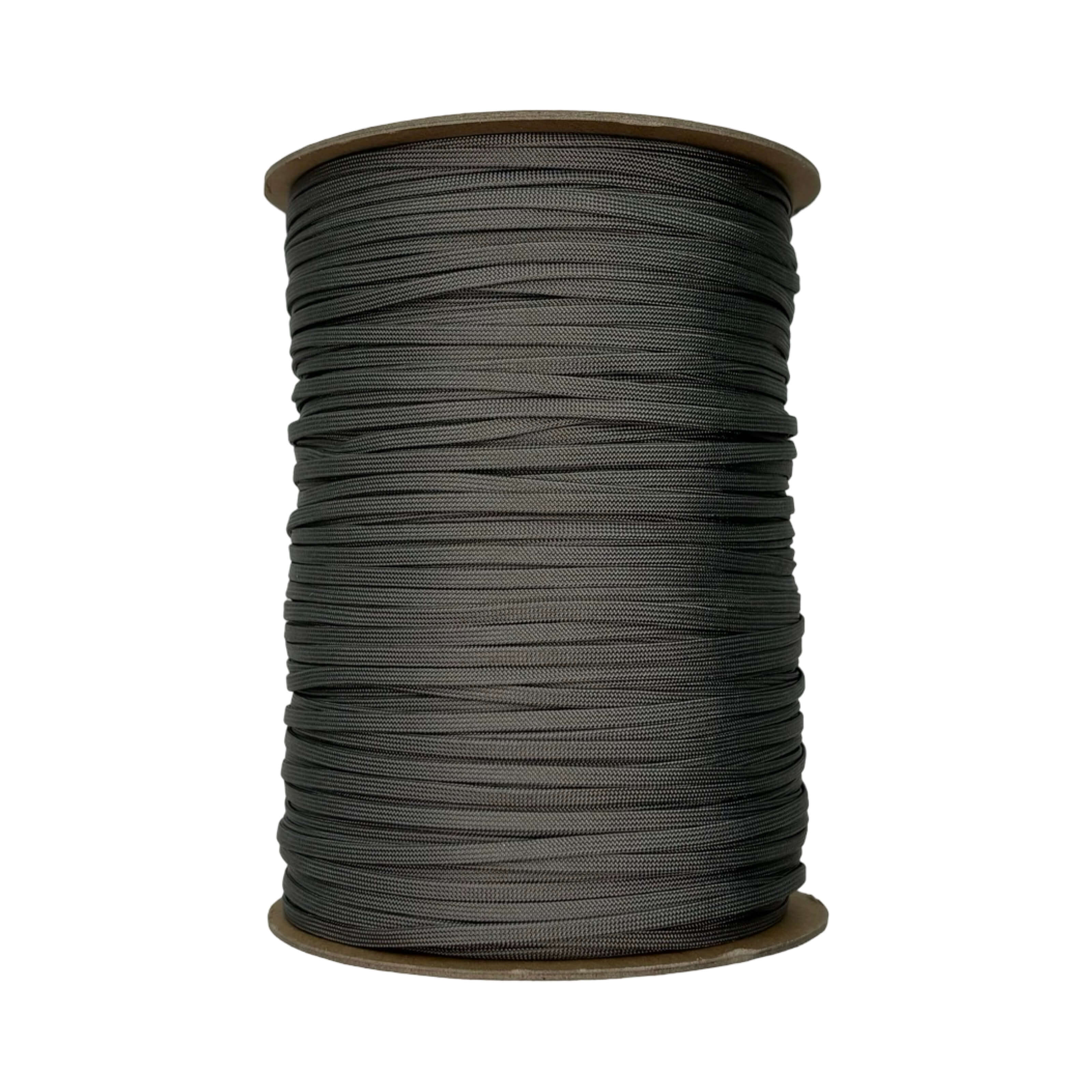 Charcoal Gray Coreless Paracord - The Paracord Store