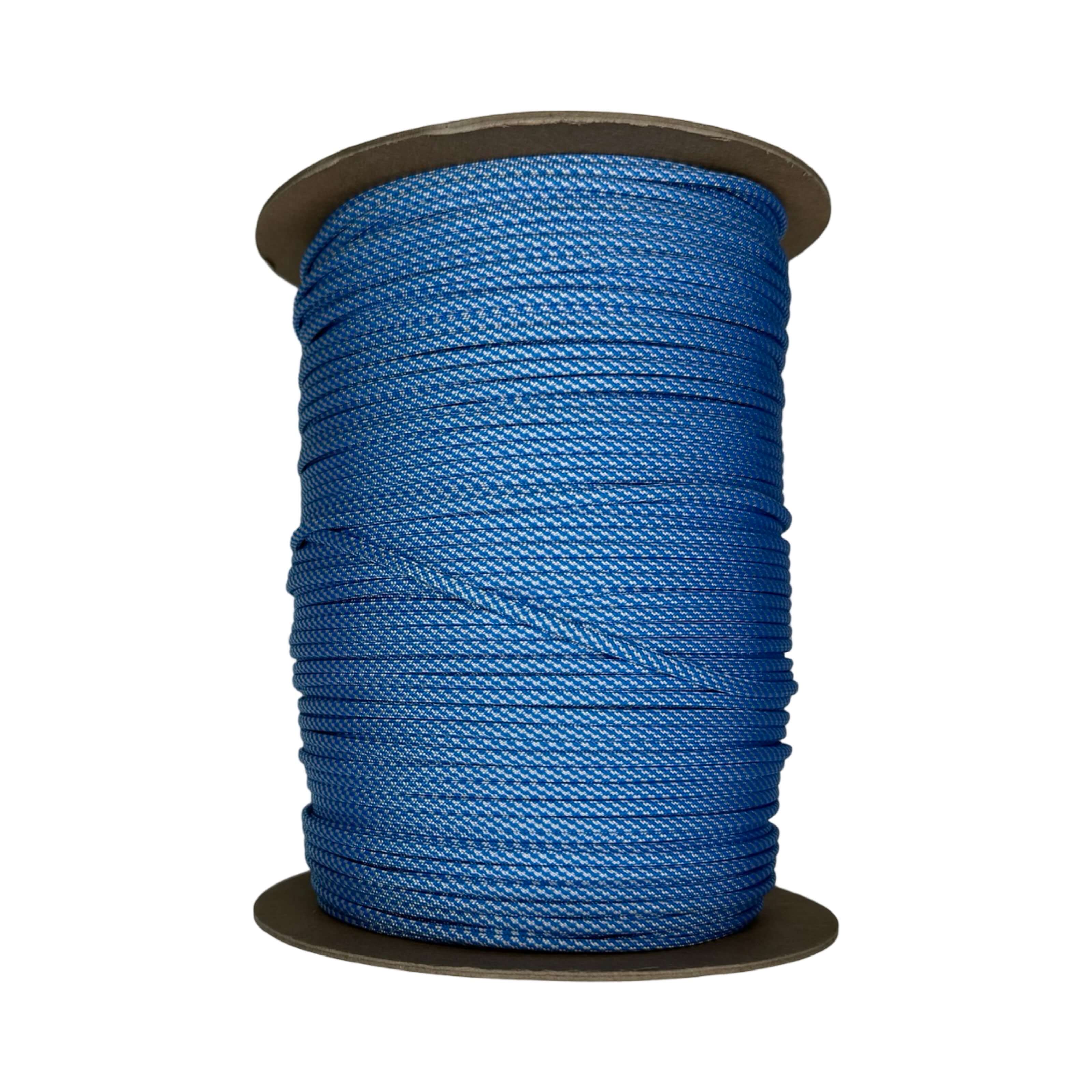 Colonial Blue and White Candy Cane 550 Paracord - The Paracord Store