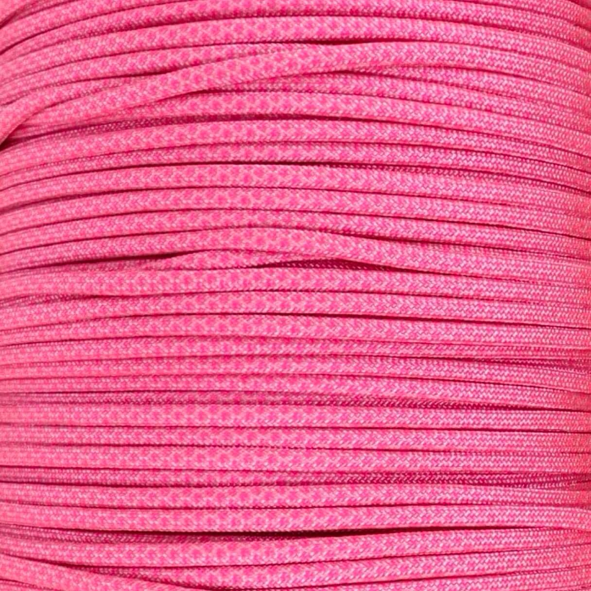 Cream with Neon Pink Diamonds 550 Paracord