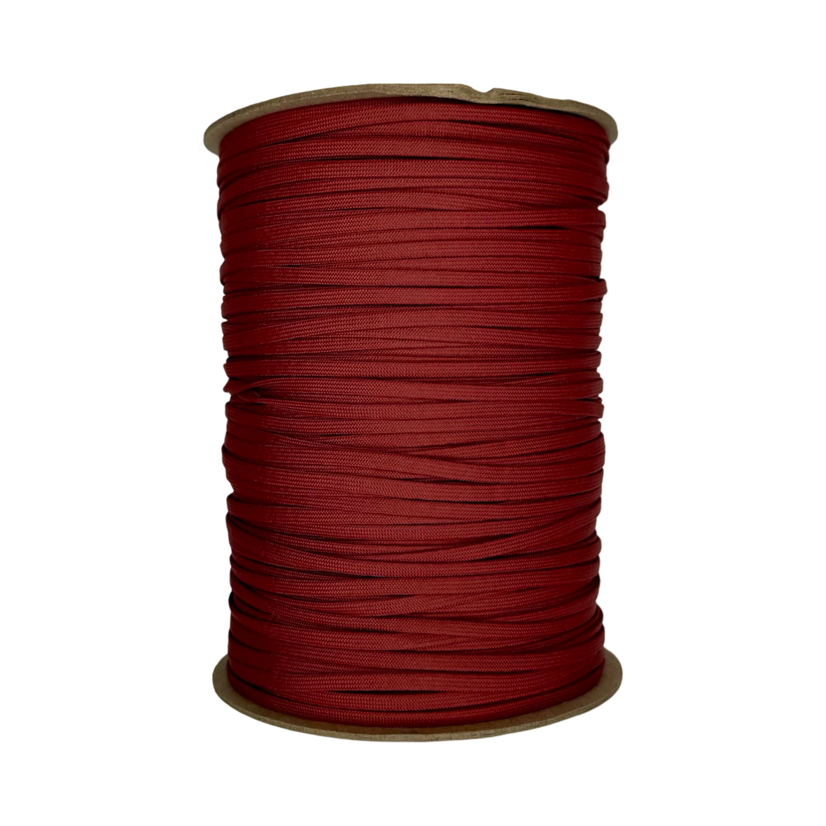 Crimson Red 650 Coreless Paracord