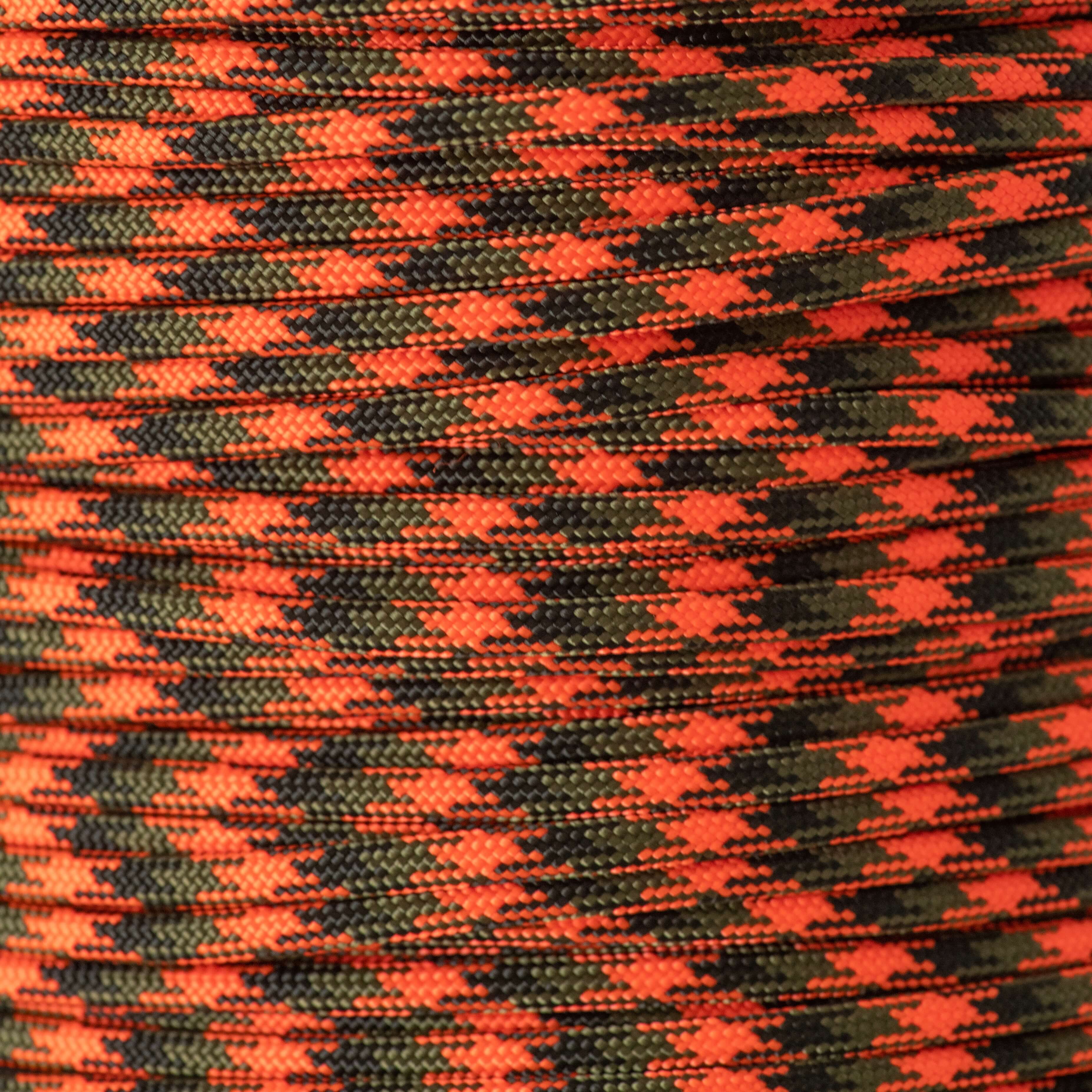 Orange Blaze Camo 550 Paracord