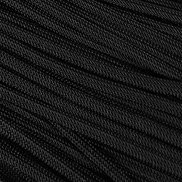 Bored Paracord - 1', 10', 25', 50', 100' Hanks & 250', 1000' Spools of  Parachute 550 Cord Type III 7 Strand Paracord Well Over 300 Colors - Black  - 10