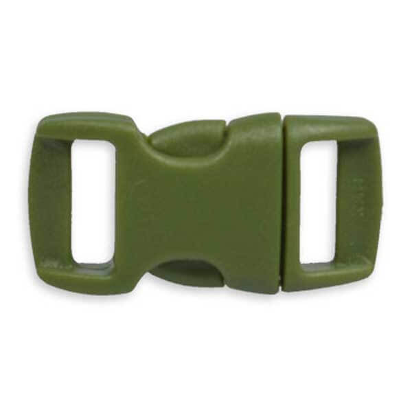 3/8" Side Release Buckle - Army Green