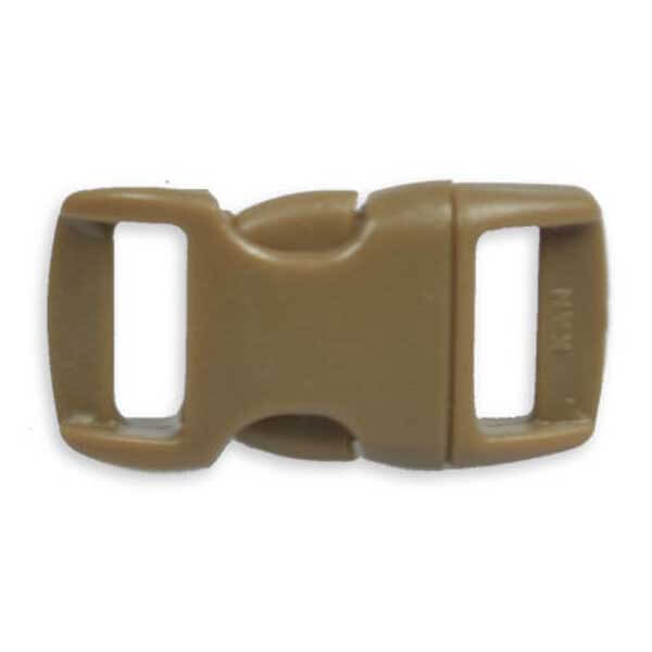 3/8" Side Release Buckle - Brown