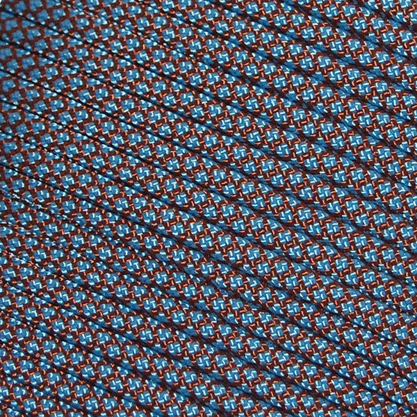 Chocolate Brown with Baby Blue Diamonds 550 Paracord - The Paracord Store