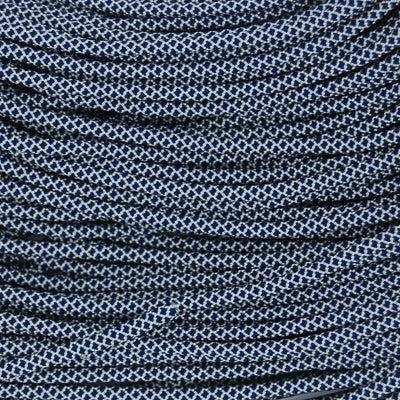 Cream with Midnight Blue Diamonds 550 Paracord