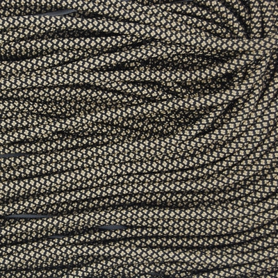 Gold Diamonds on Black 550 Paracord