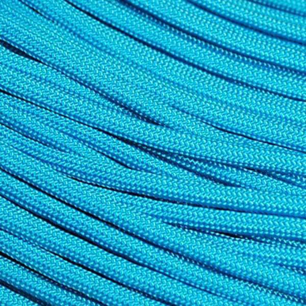 Neon Turquoise Coreless Paracord - 100 ft