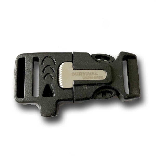 3/4" Side Release Whistle Buckle w/ Fire Starter