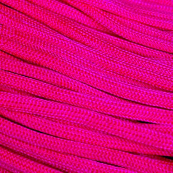Neon Pink and Black Stripes - 550 Paracord