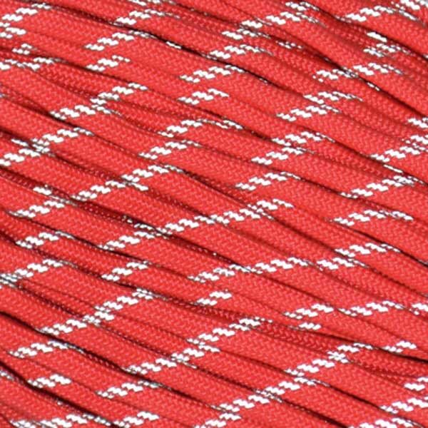 Imperial Red Reflective 550 Paracord Type III