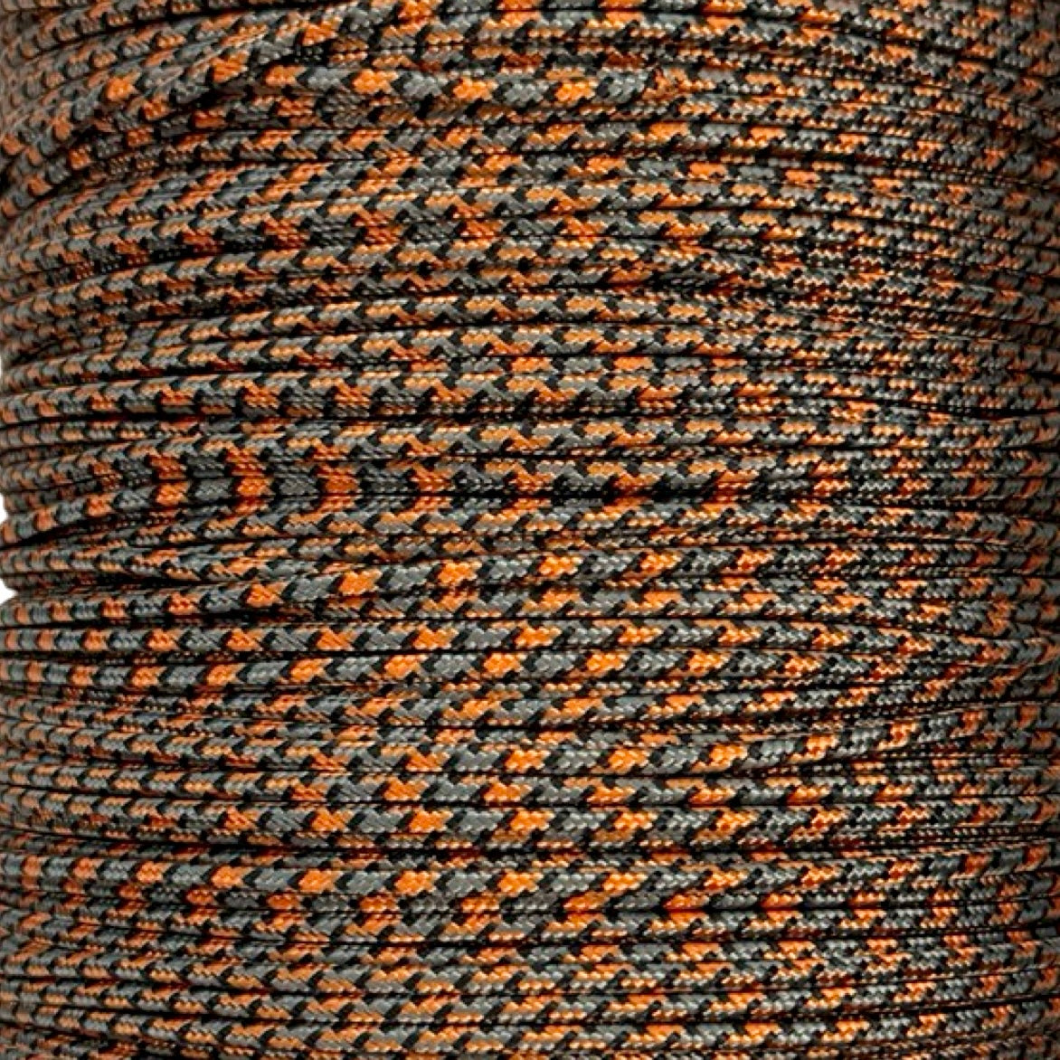 Paracord 275 camuflaje naranja y gris