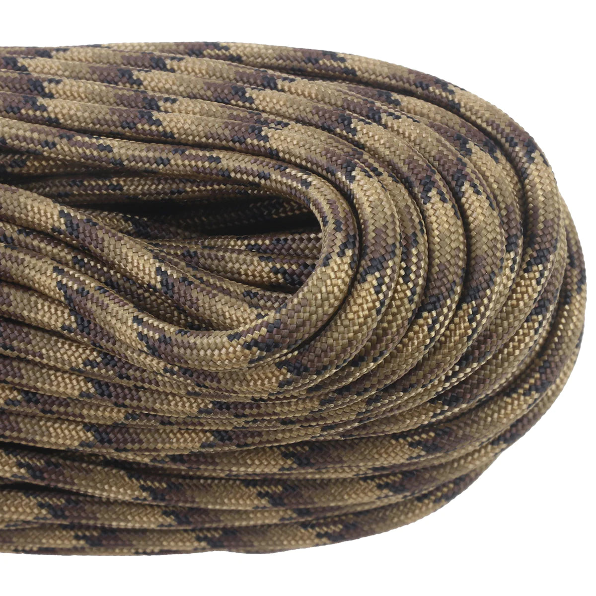 Paracord Atwood 550 con camuflaje de tierra oscura plana (FDE)