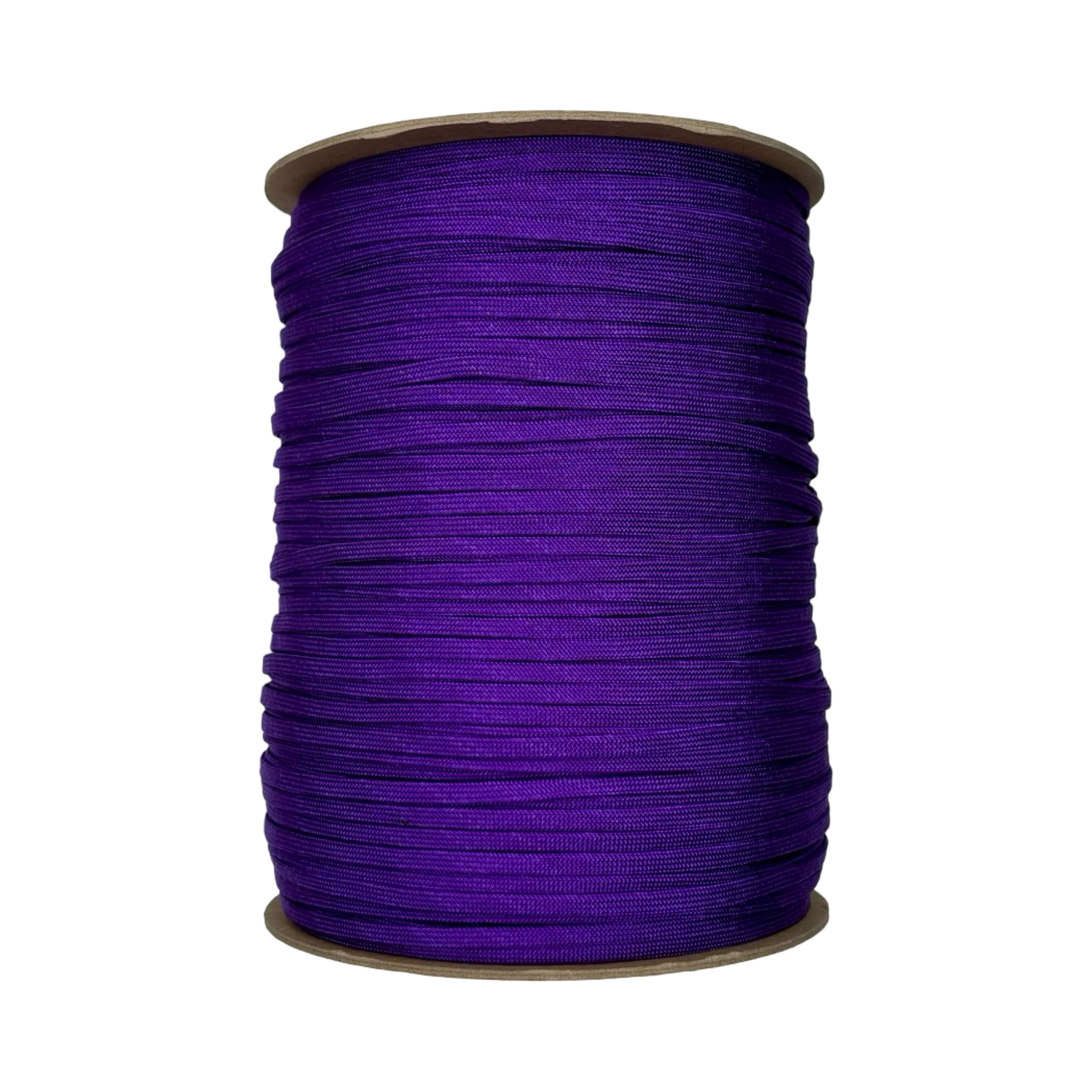 Paracord sin núcleo de color morado ácido