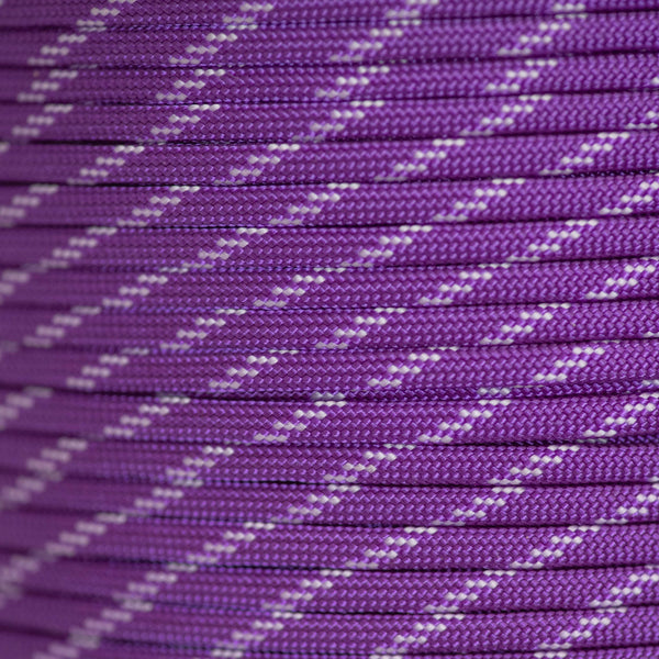 Acid Purple with 3 Glow in the Dark Tracers 550 Paracord