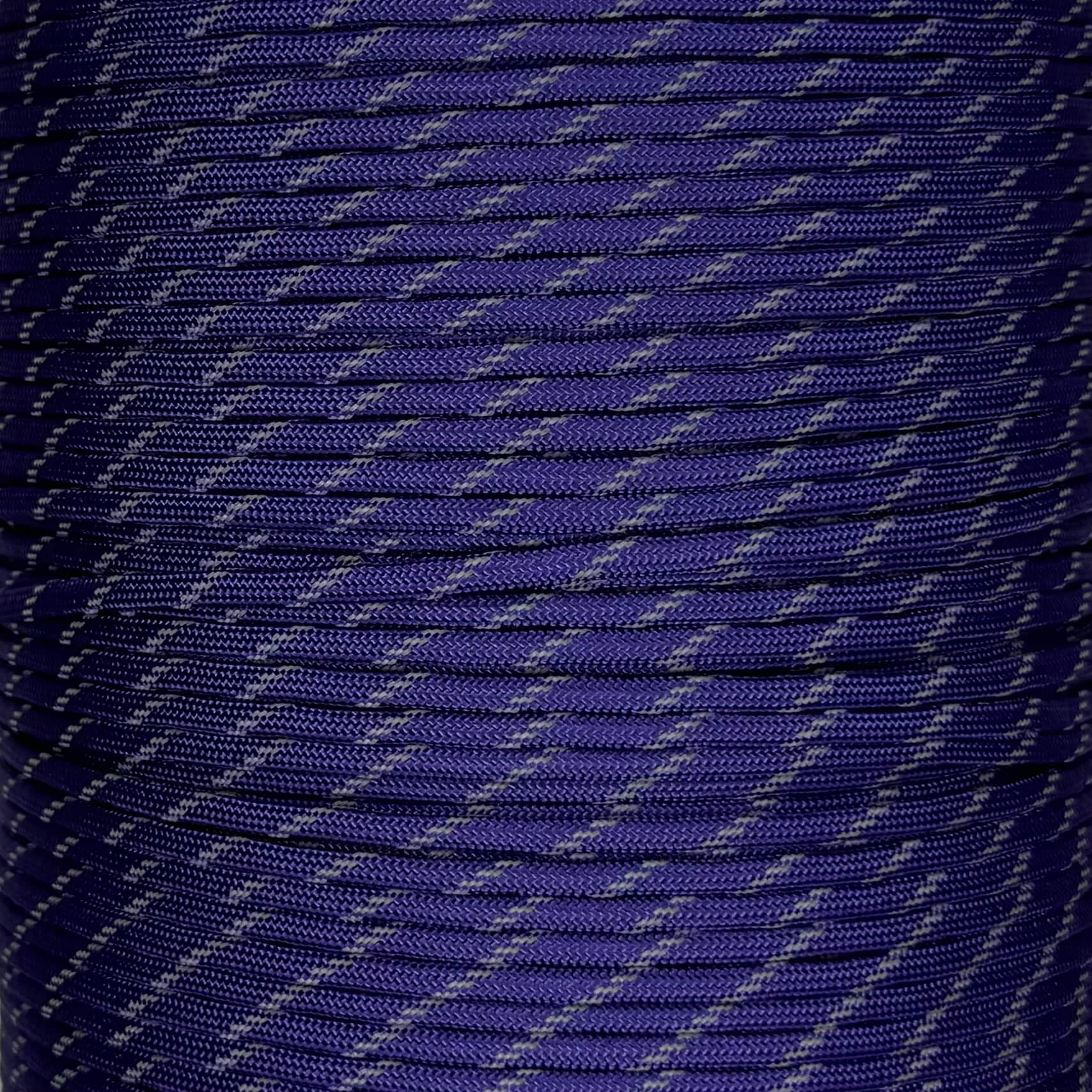 Paracord 550 reflectante de color morado ácido