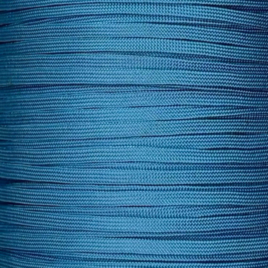 Paracord sin núcleo 650 azul bebé