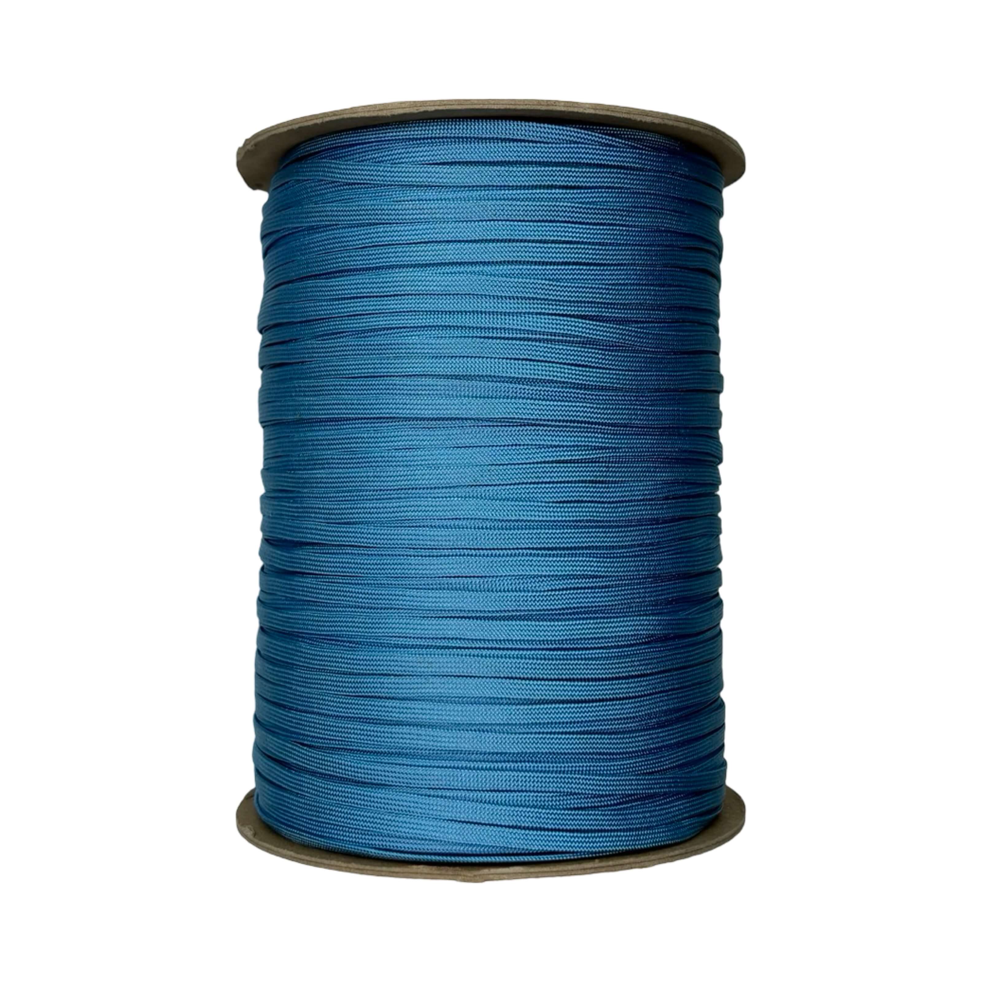 Paracord sin núcleo 650 azul bebé