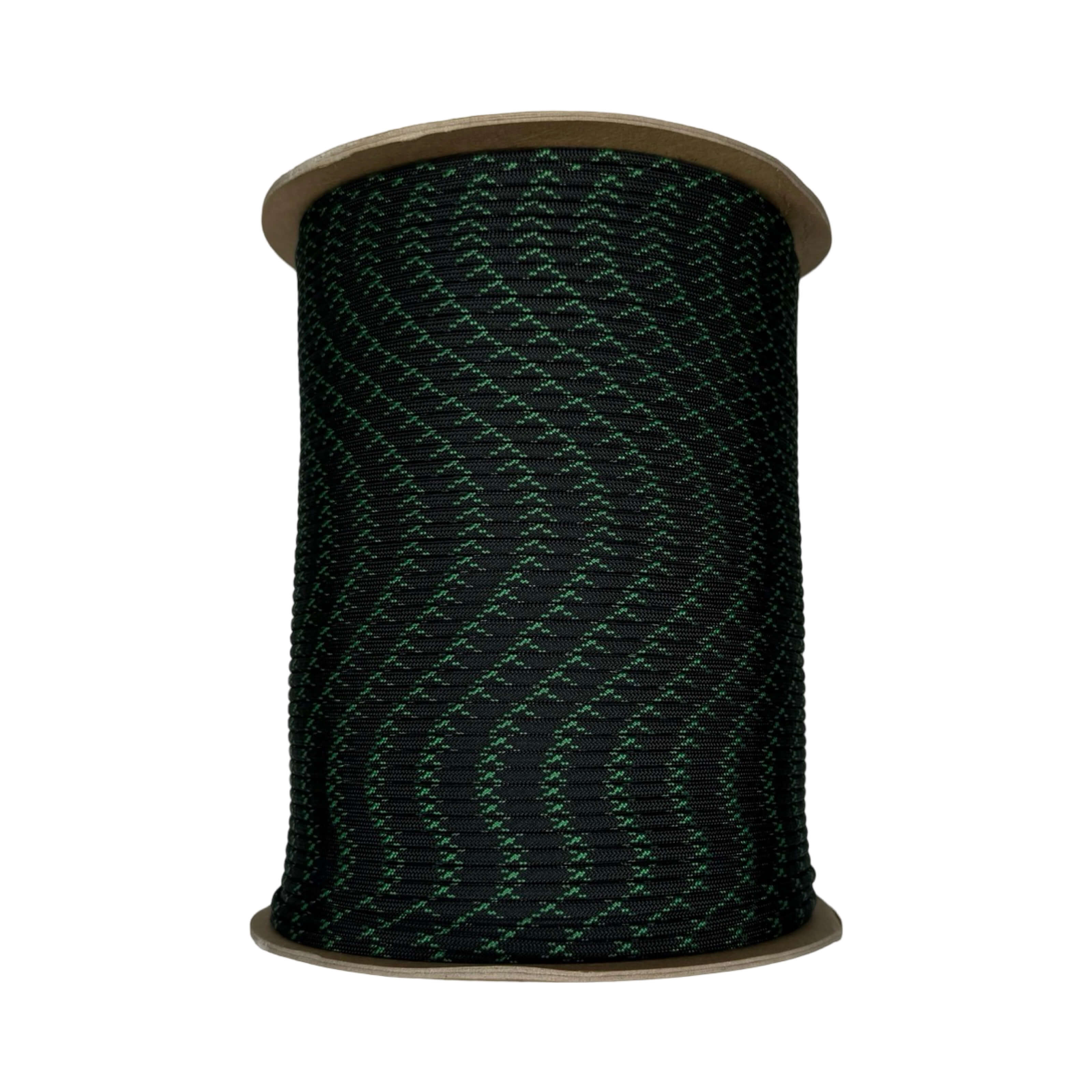 Paracord X 550 negro con verde Kelly