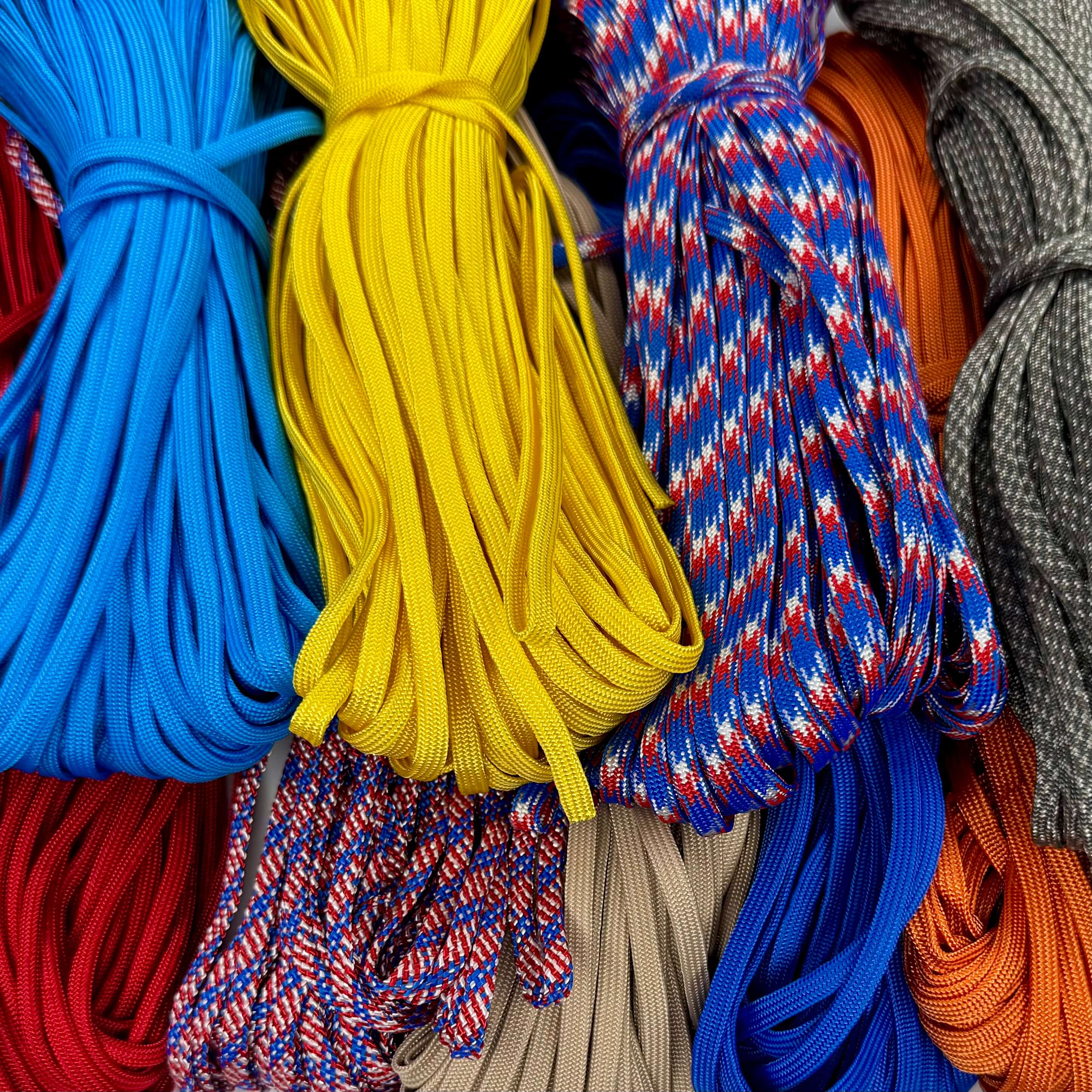 Assorted Bulk 650 Coreless Paracord by the Pound