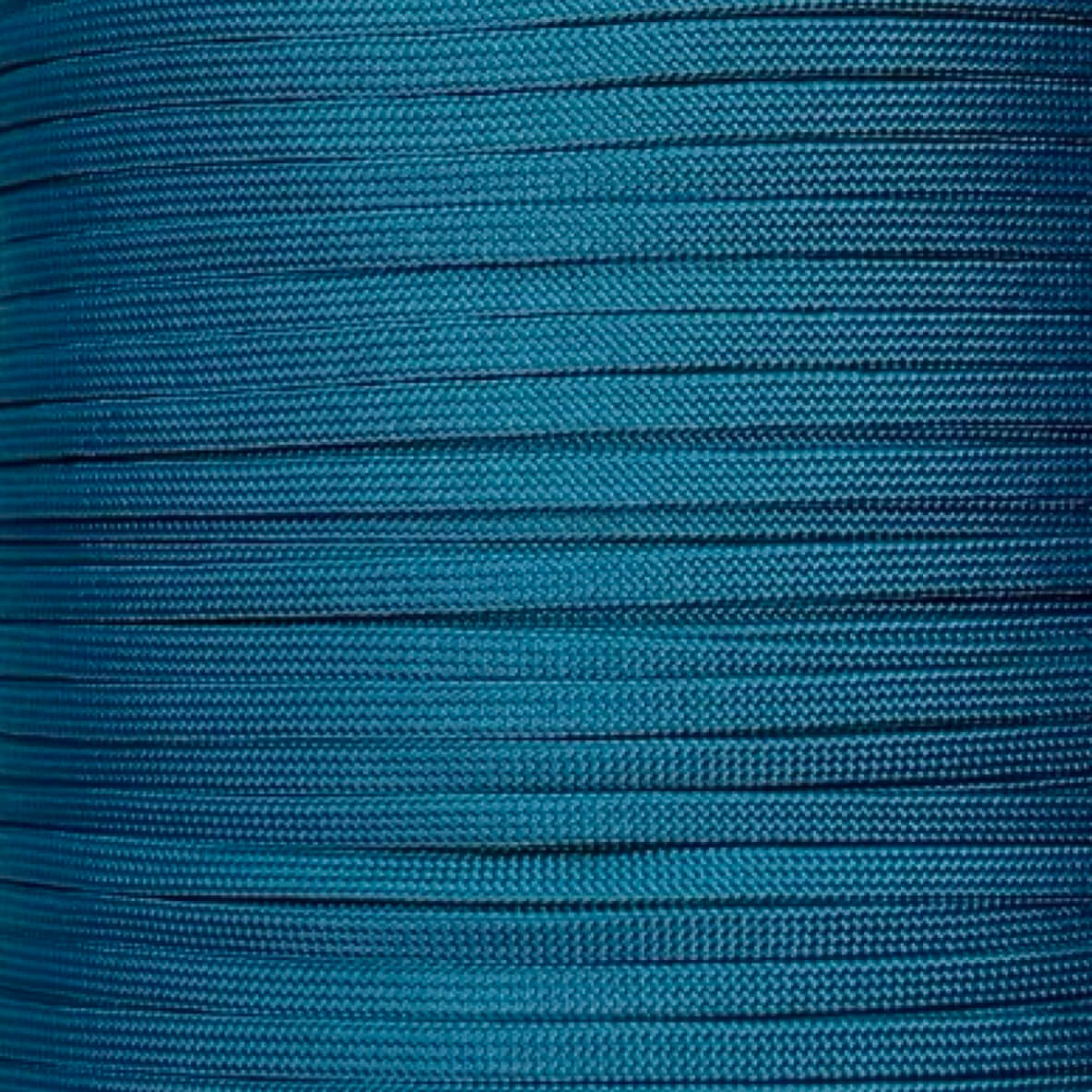 Paracord sin núcleo de color azul caribeño