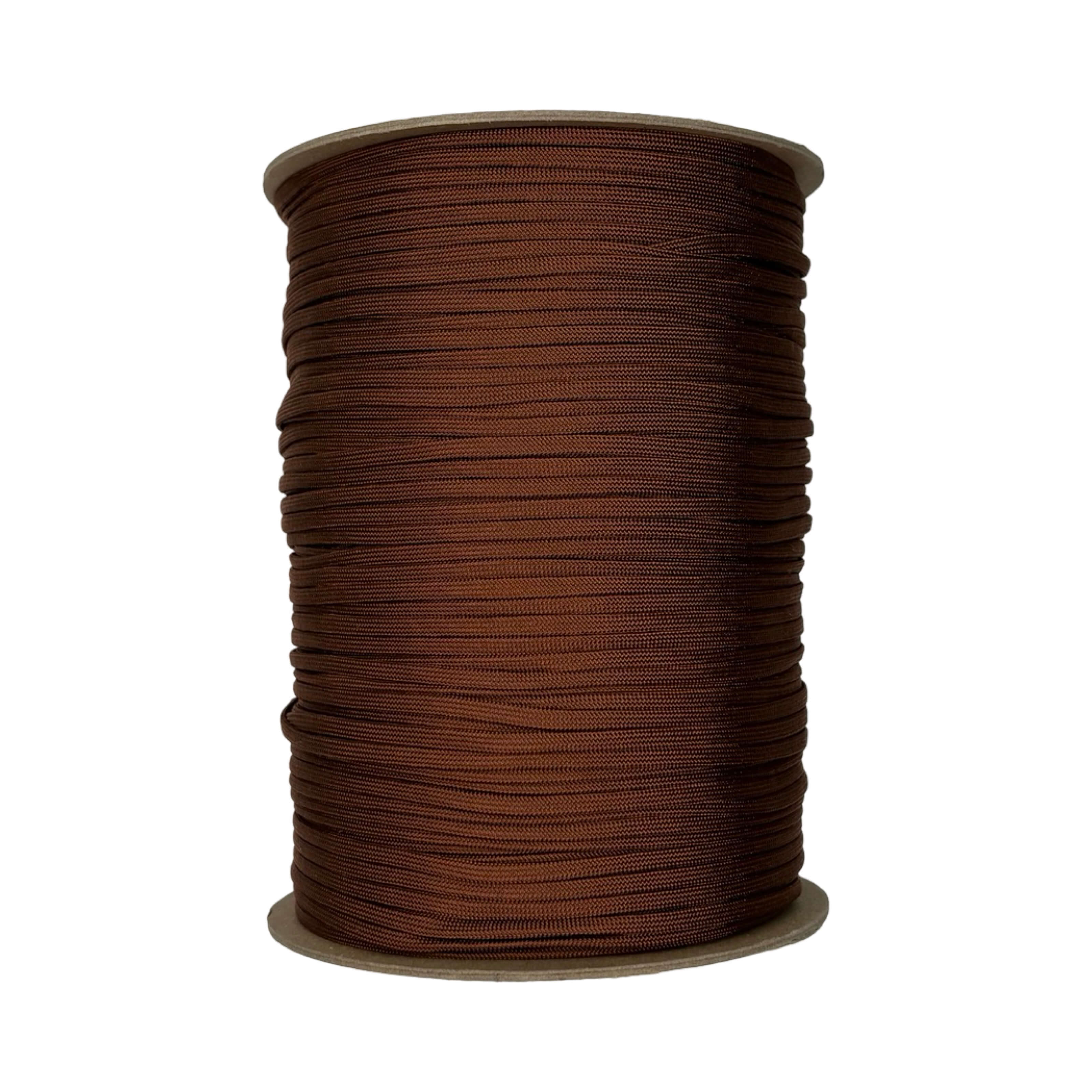 Chocolate Brown Coreless Paracord