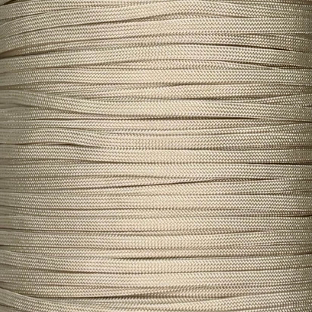 Paracord sin núcleo color crema 650