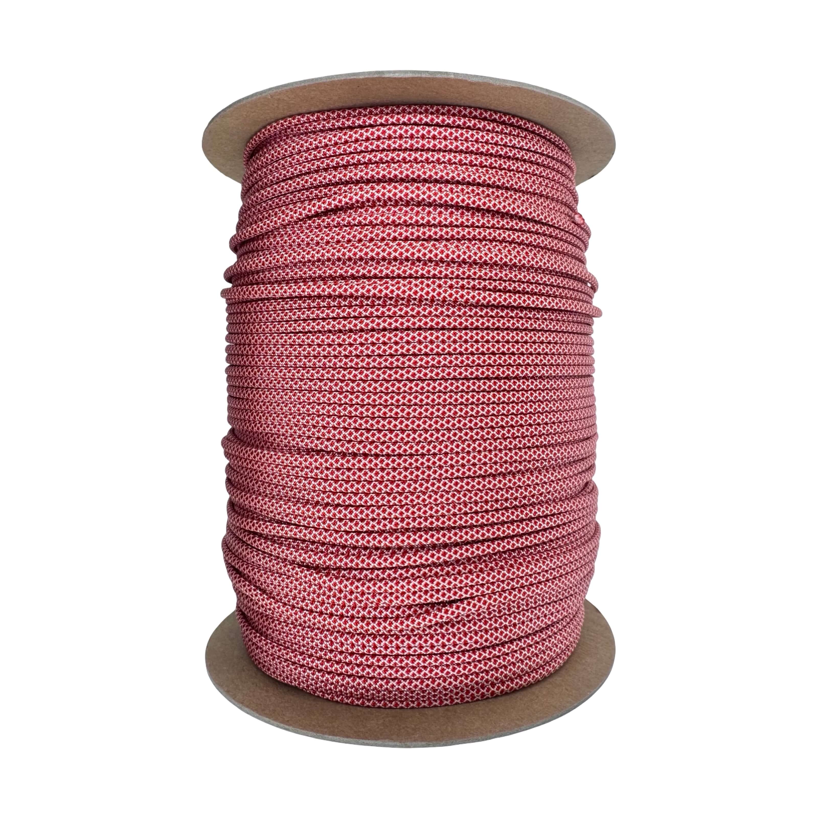 Cream with Imperial Red Diamonds 550 Paracord
