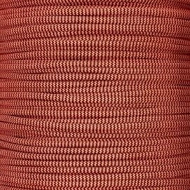 Paracord Shockwave 550 negro y naranja neón