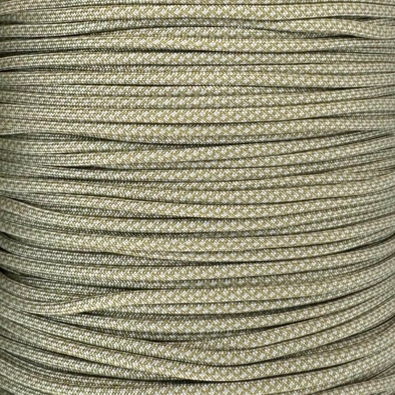 Paracord 550 dorado con diamantes gris plateado