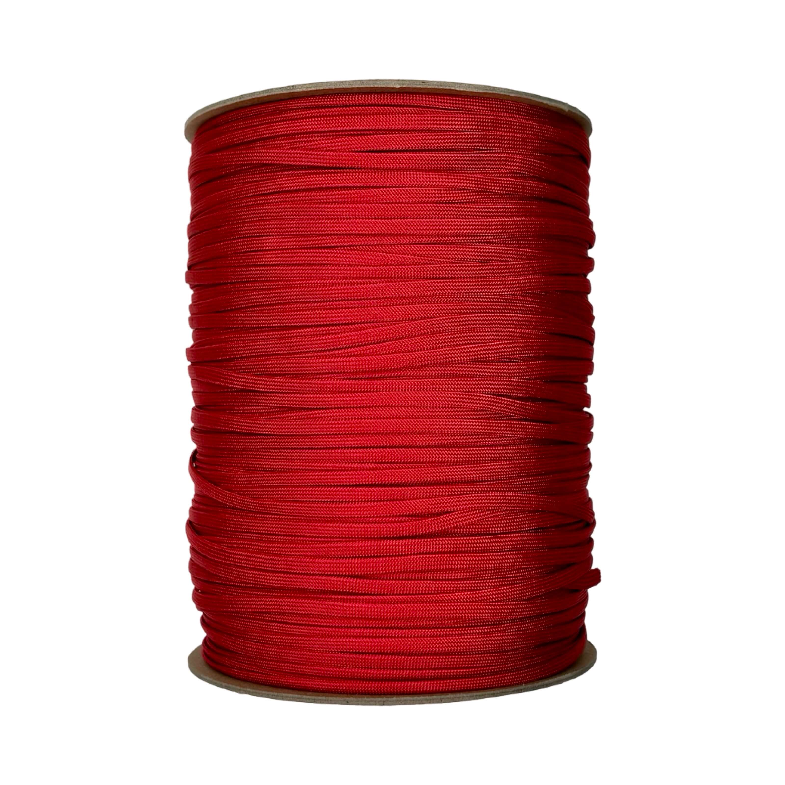 Paracord sin núcleo rojo imperial