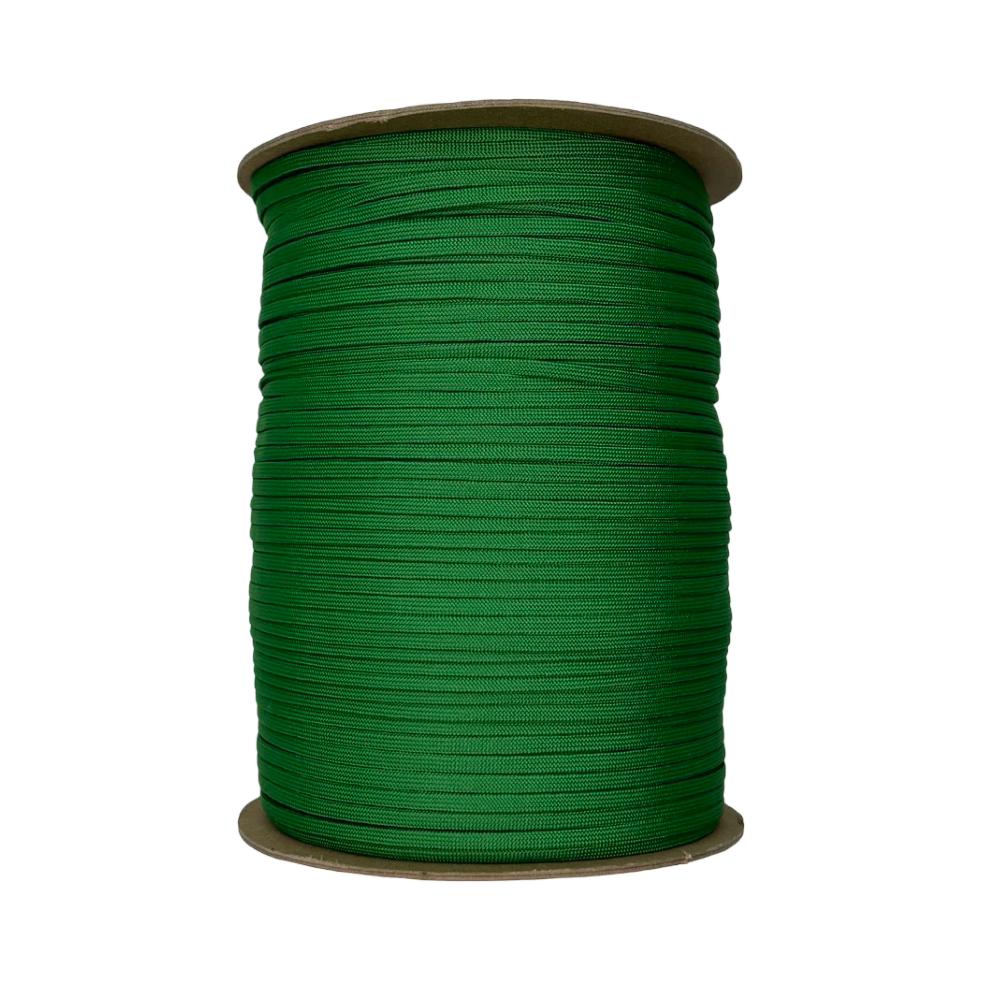 Paracord sin núcleo Kelly Green