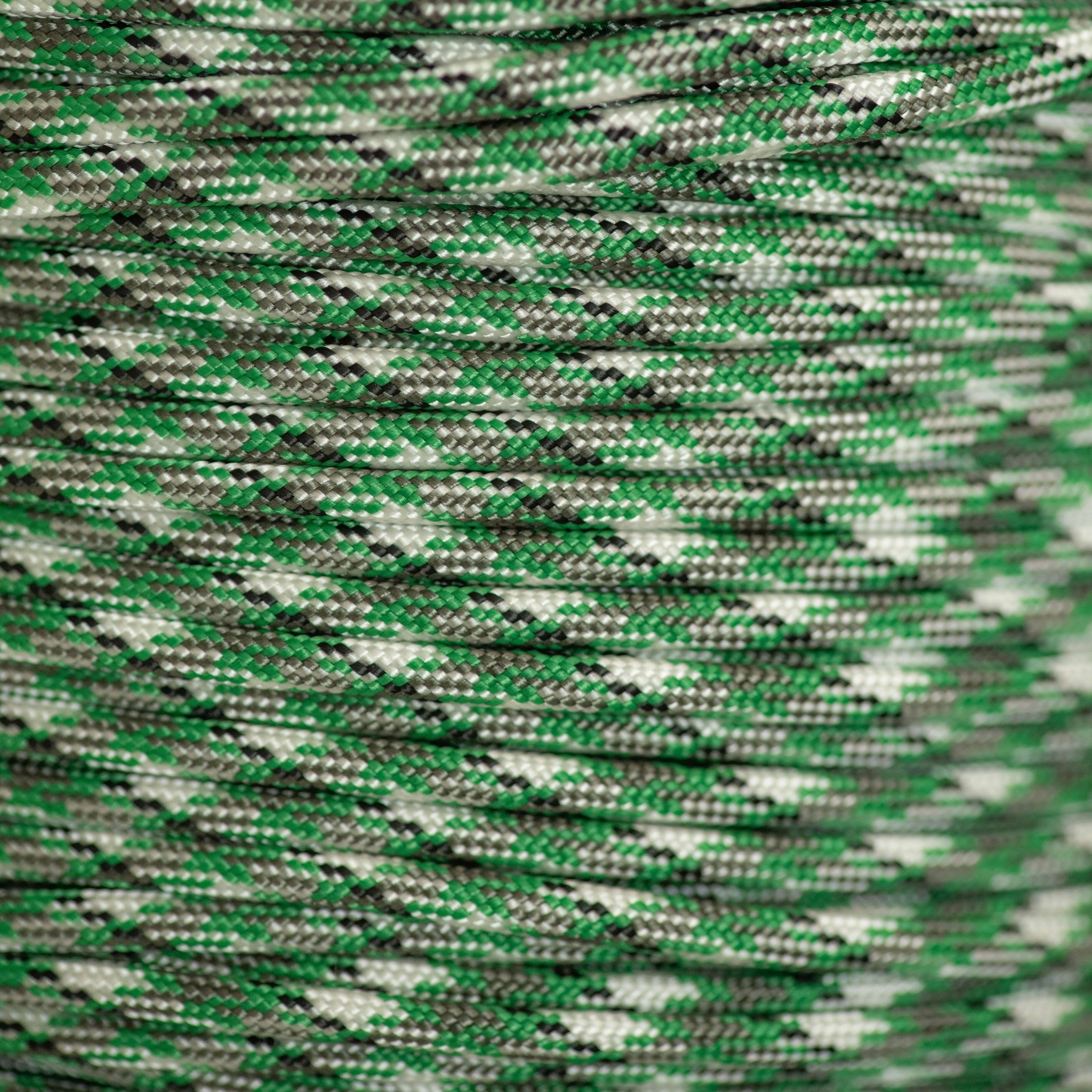 Paracord 550 con camuflaje verde Kelly