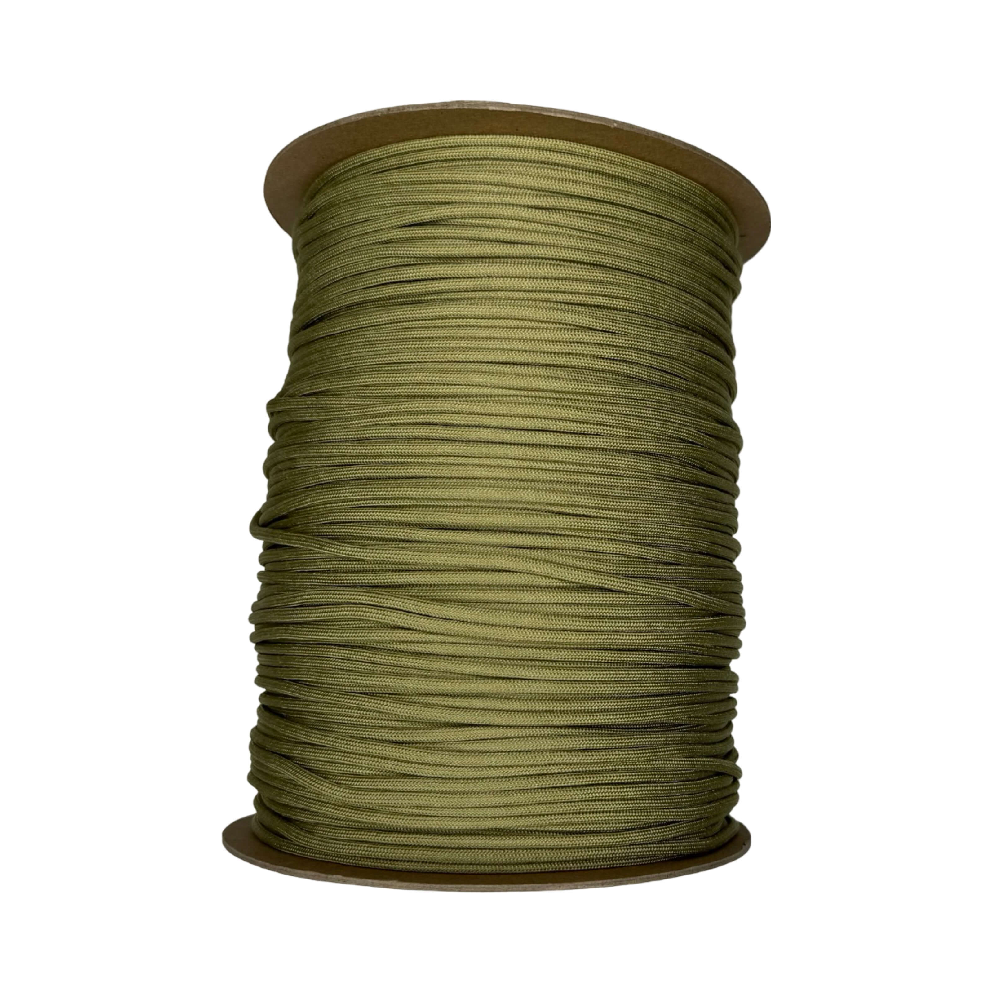 Paracord tipo III MIL-C-5040 de especificación militar de color caqui