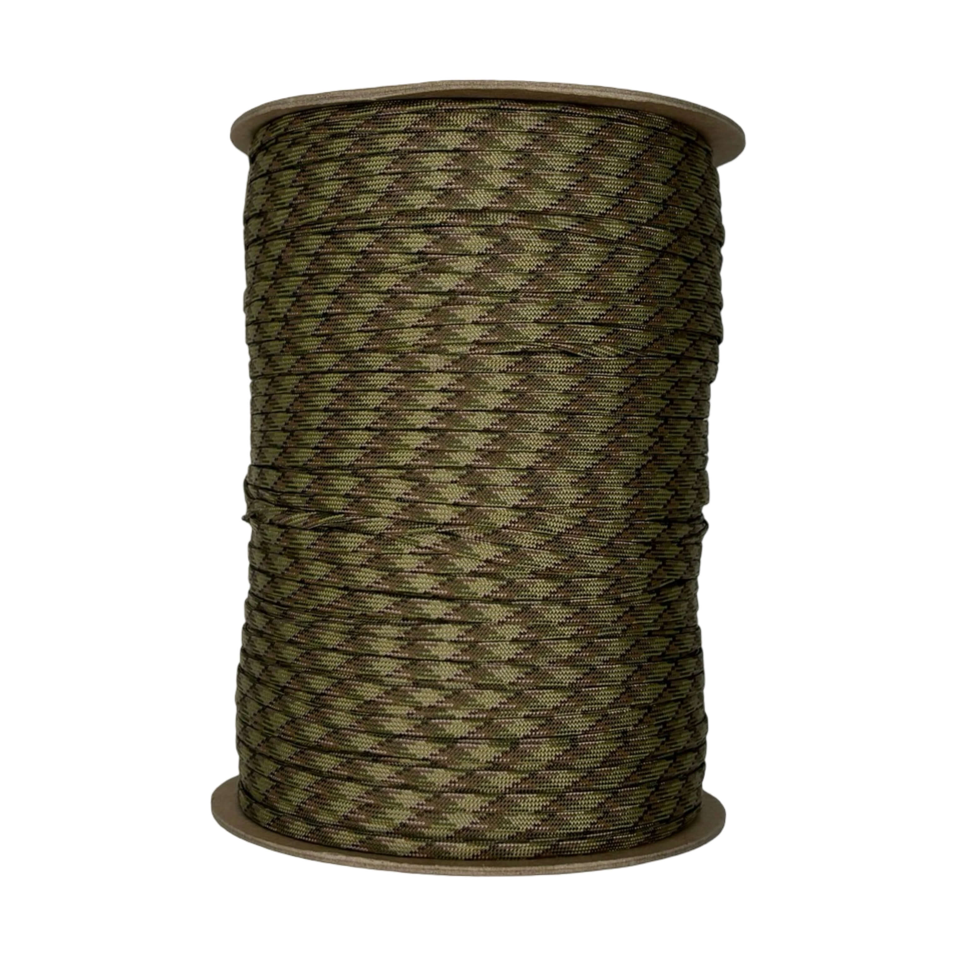 Paracord sin núcleo con múltiples camuflajes