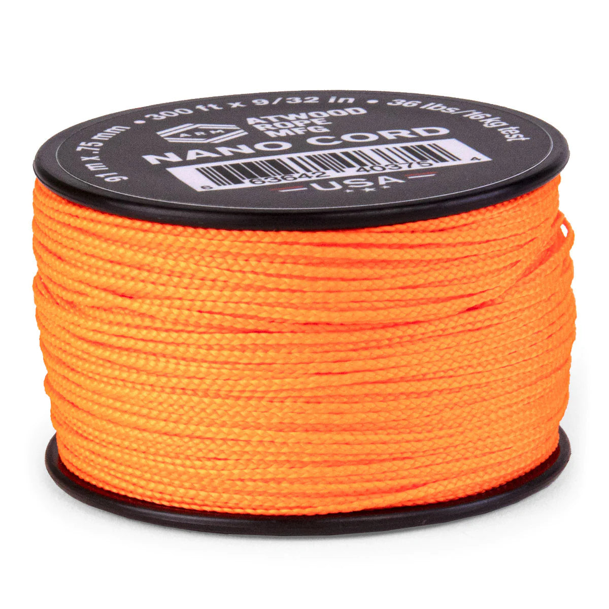 Cordón nano de Atwood color naranja neón