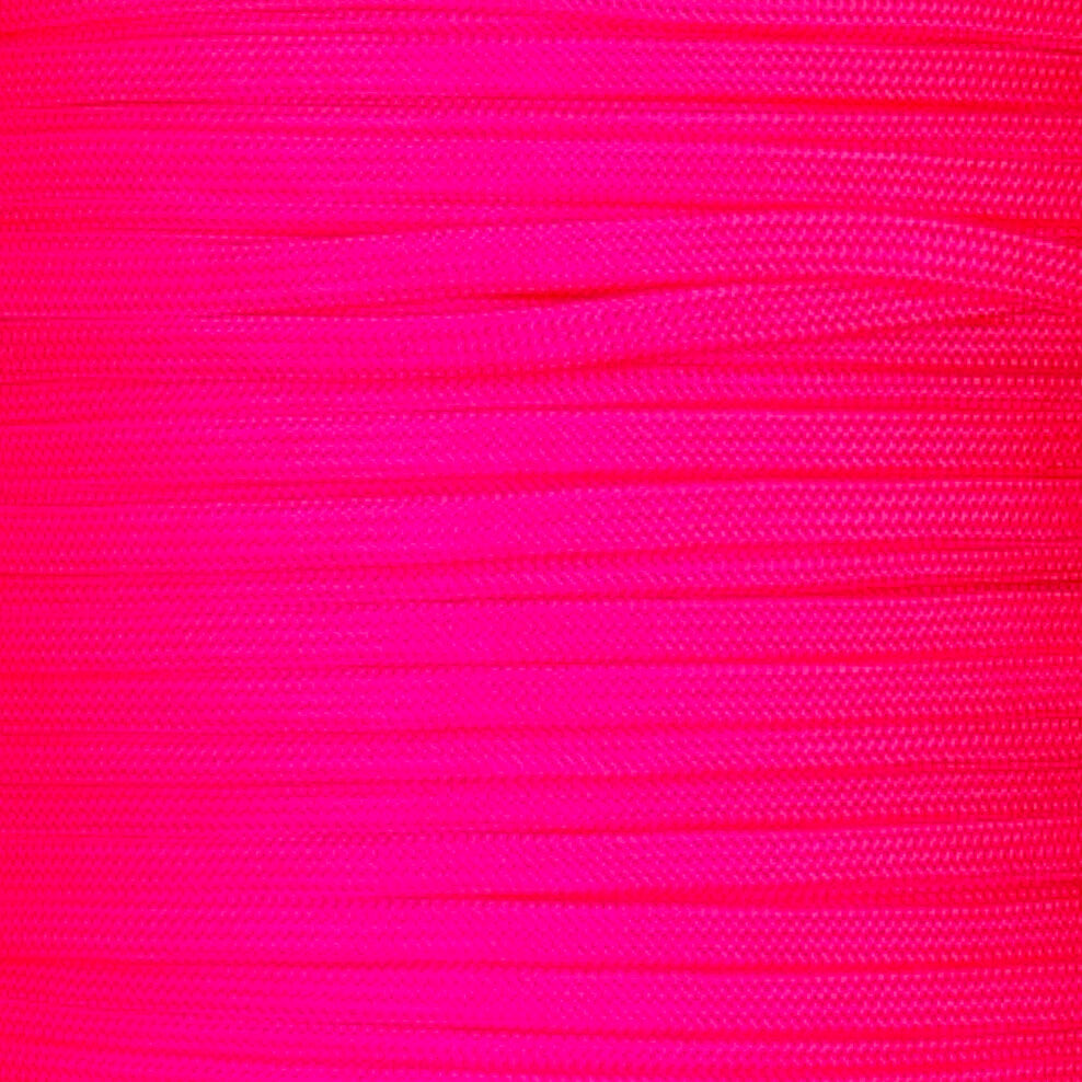 Neon Pink Coreless Paracord