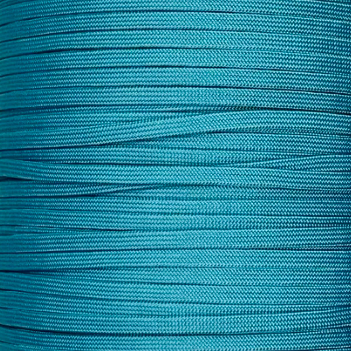 Paracord sin núcleo color turquesa neón