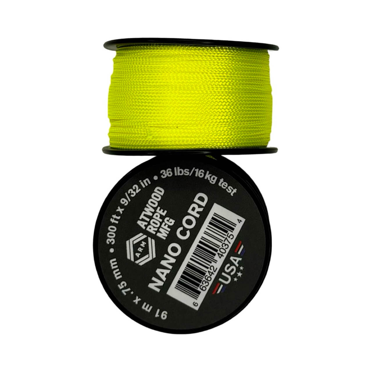 Cordón nano de Atwood de color amarillo neón