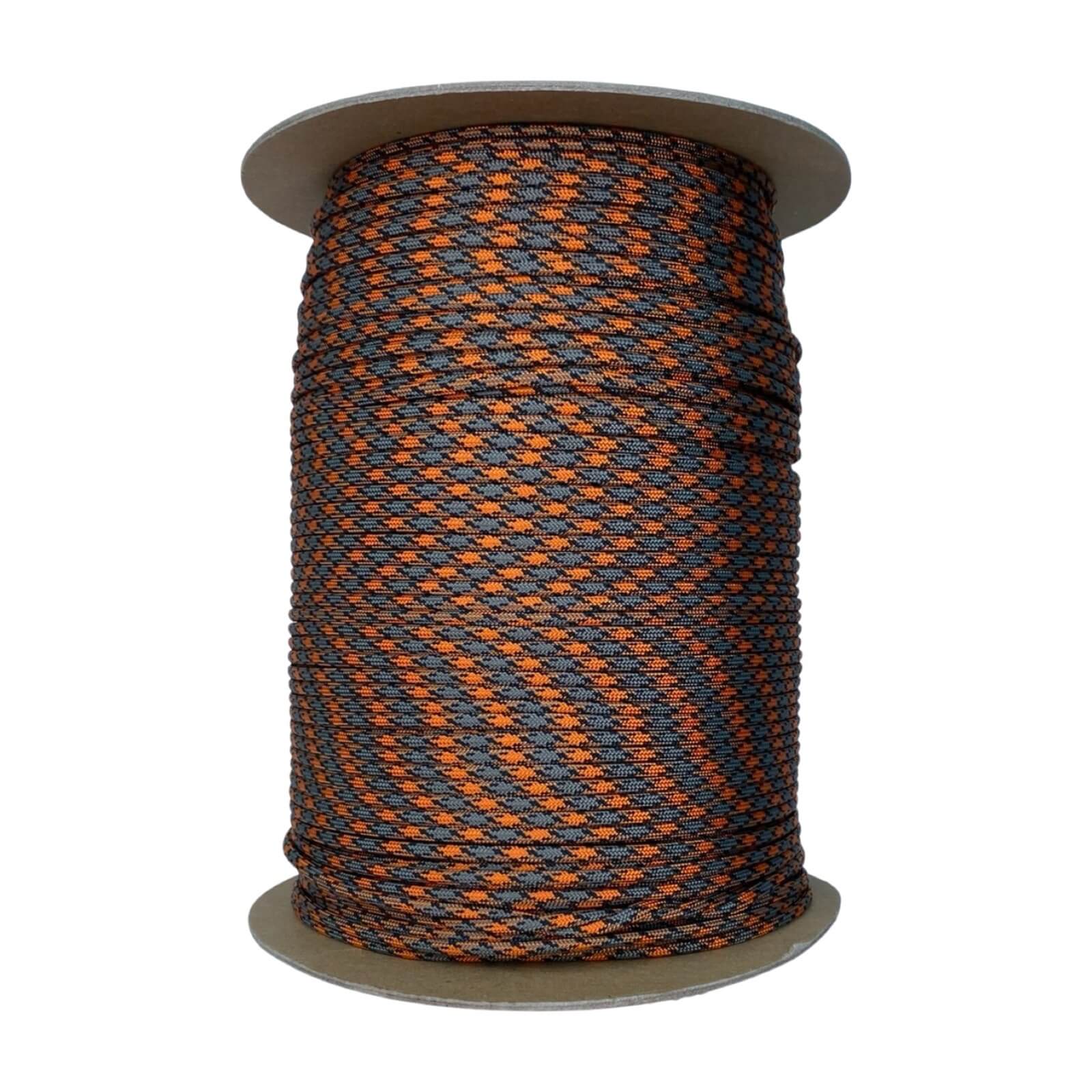 Paracord 550 camuflaje naranja y gris