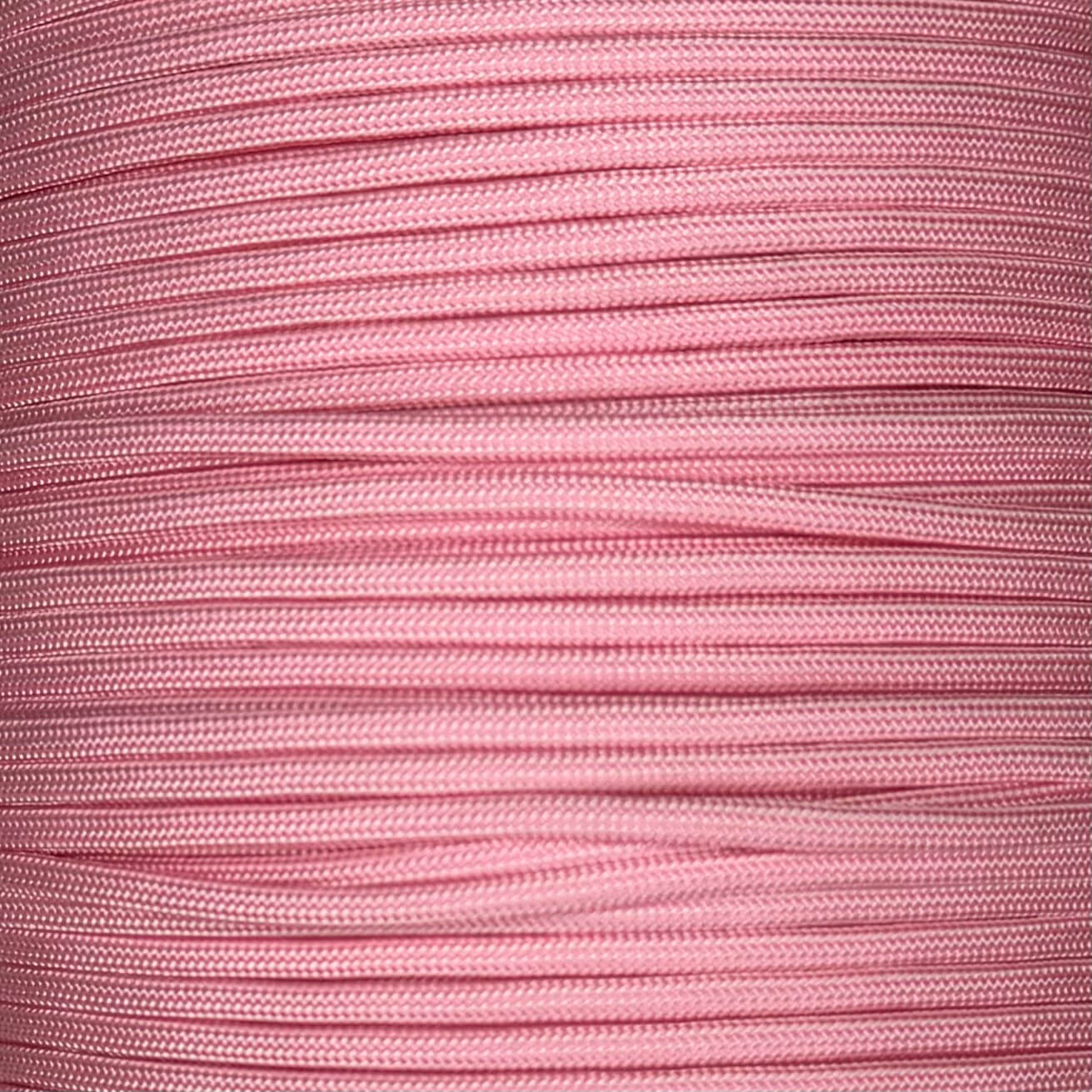 Rose Pink with White Stripes 550 Paracord