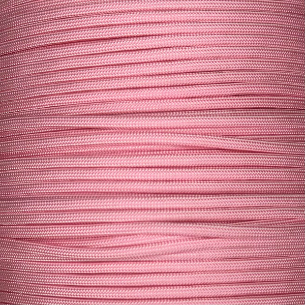 Rose Pink with White Stripes 550 Paracord