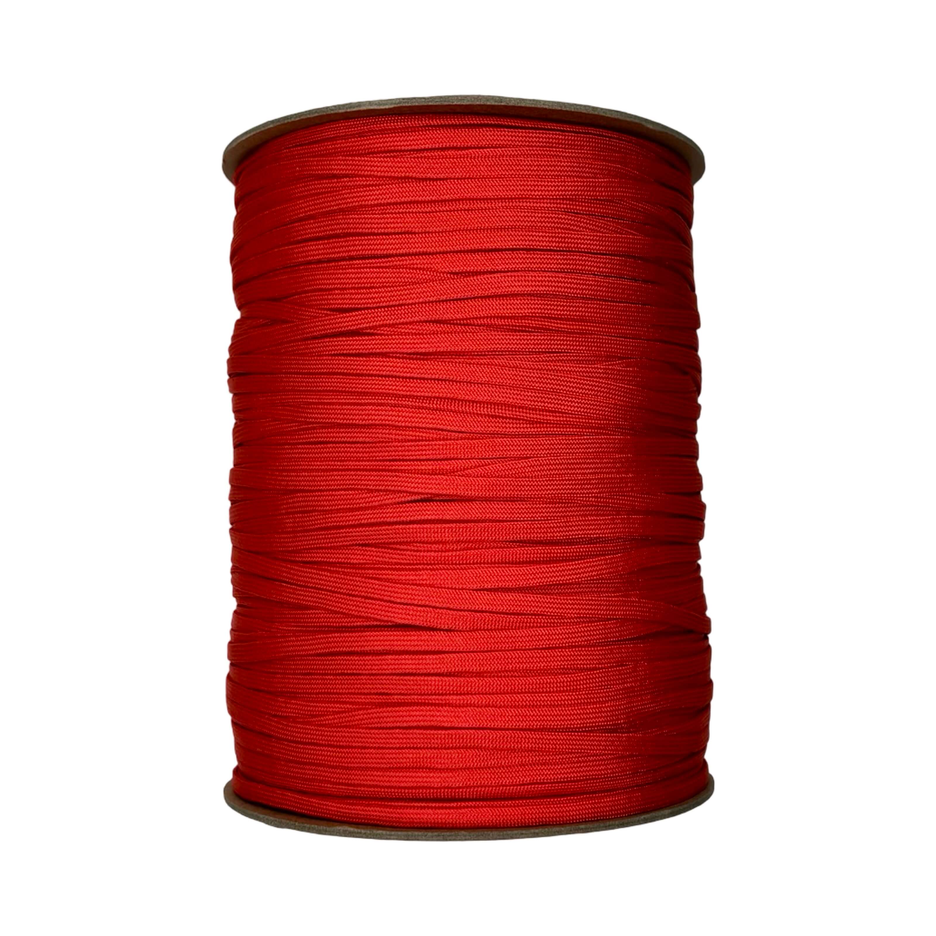 Scarlet Red Coreless Paracord