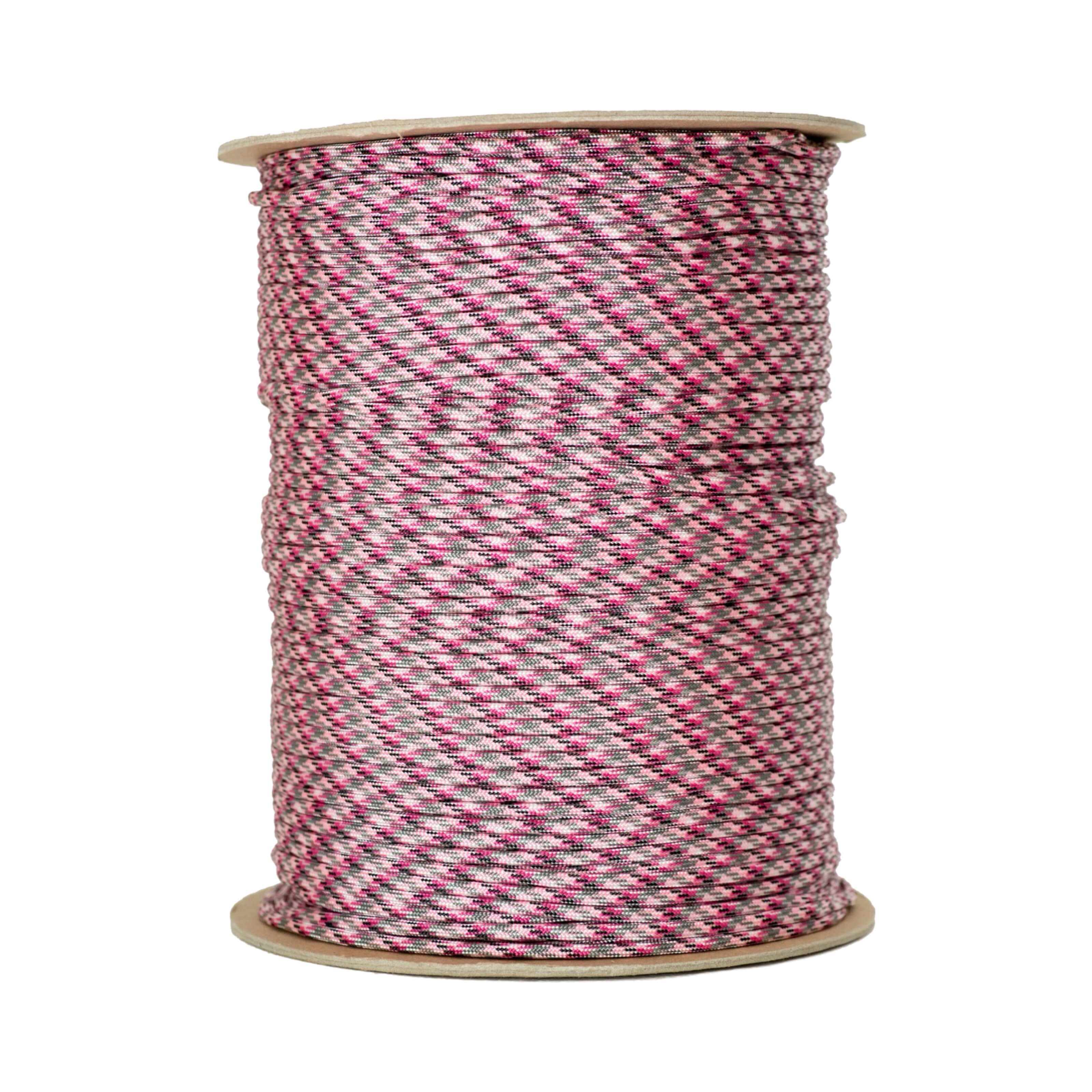 Paracord 550 con camuflaje rosa discreto