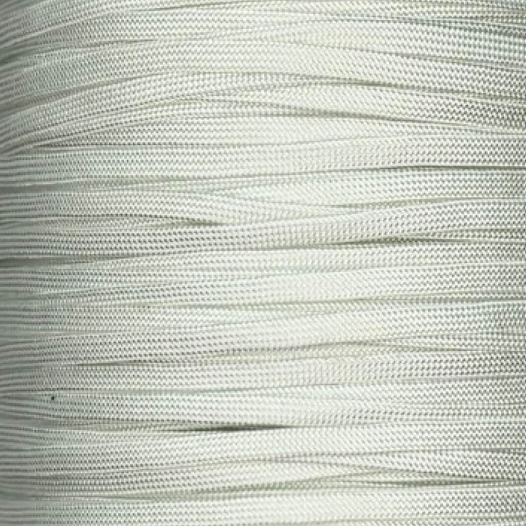 Paracord blanco sin núcleo