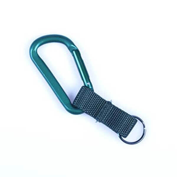 80mm Carabiner Key Ring: Olive Drab