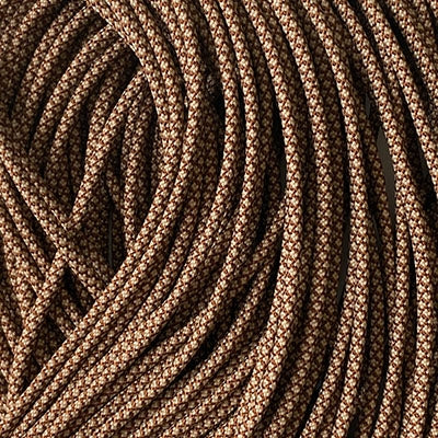 Paracord 550 en color marrón chocolate con bronceado del desierto (380) diamantes